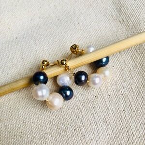 Freshwater Hoops Earrings